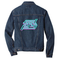 Synthwave For Synthesizer Music Lover 1 Men Denim Jacket | Artistshot