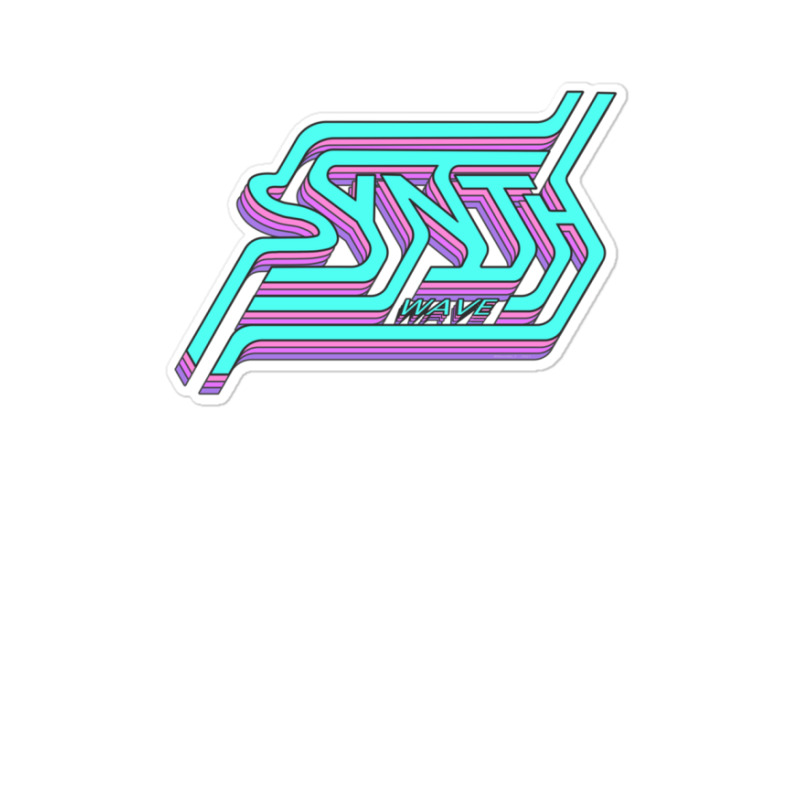 Synthwave For Synthesizer Music Lover 1 Sticker | Artistshot