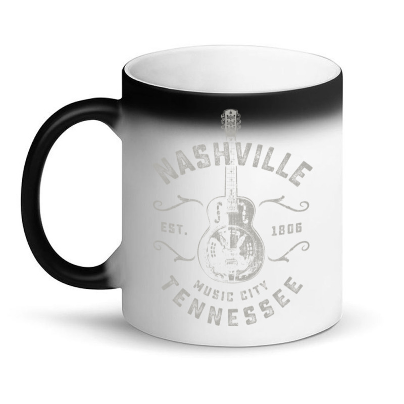 Nashville Music City Usa Vintage Magic Mug | Artistshot