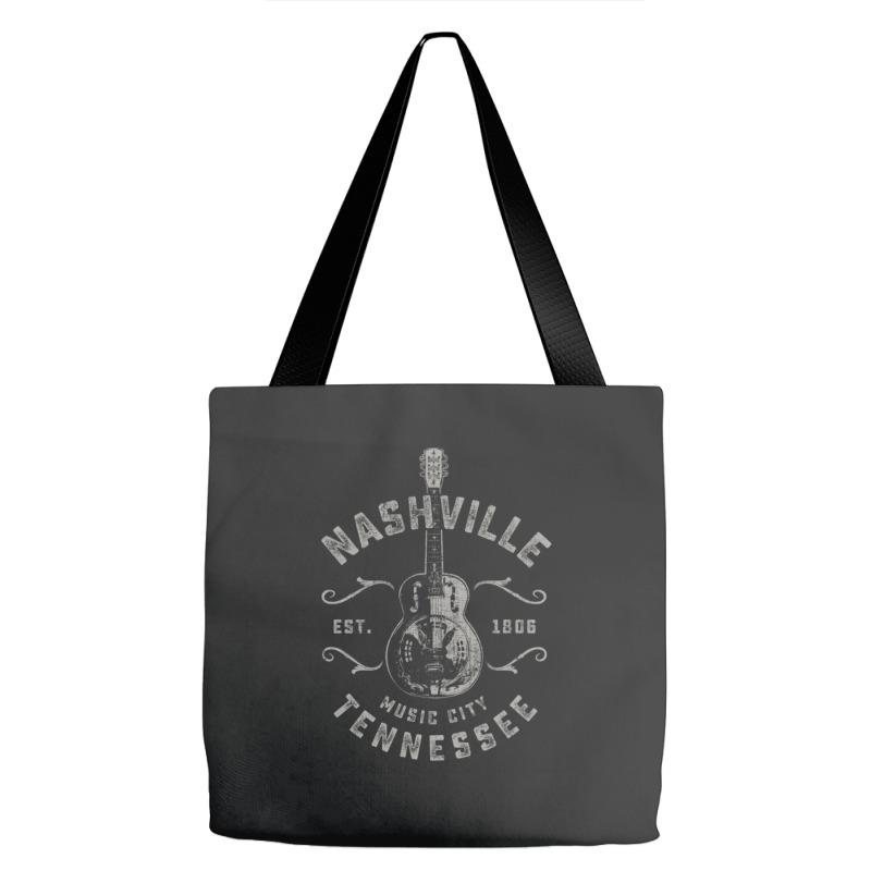 Nashville Music City Usa Vintage Tote Bags | Artistshot