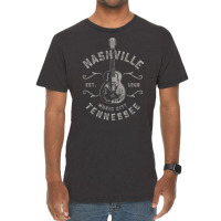 Nashville Music City Usa Vintage Vintage T-shirt | Artistshot