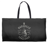 Nashville Music City Usa Vintage Weekender Totes | Artistshot