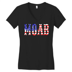 moab gbu 43b t shirt vintage usa flag mother of all bombs Women's V-Neck T-Shirt | Artistshot