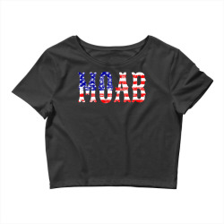 moab gbu 43b t shirt vintage usa flag mother of all bombs Crop Top | Artistshot