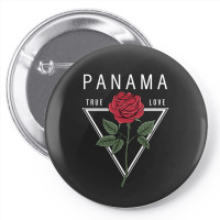 Panama True Love For Dark Pin-back Button | Artistshot