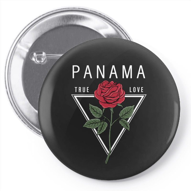 Panama True Love For Dark Pin-back Button | Artistshot