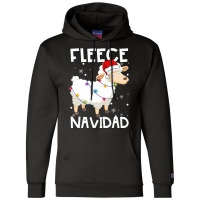 Sheep Fleece Navidad Funny Feliz Sheep Christmas Lights 254 Champion Hoodie | Artistshot