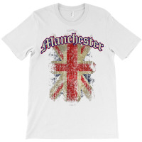 Manchester, Uk  United Kingdom Union Jack English T Shirt T-shirt | Artistshot