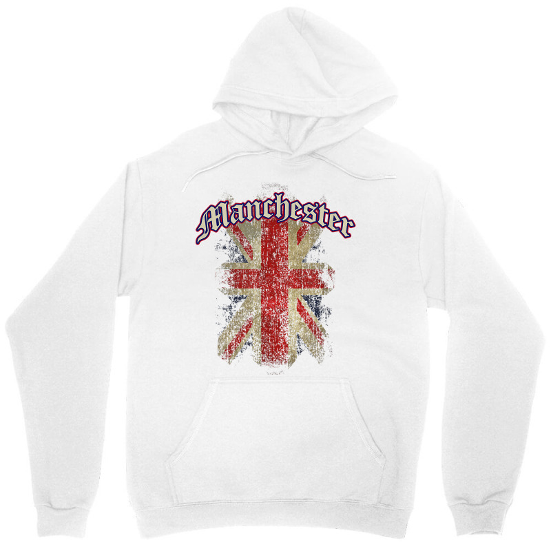 Manchester, Uk  United Kingdom Union Jack English T Shirt Unisex Hoodie | Artistshot