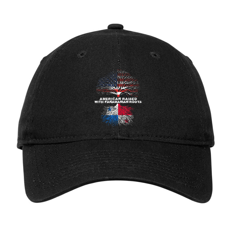 American Raised With Panamanian Roots Panama Adjustable Cap by cm-arts | Artistshot