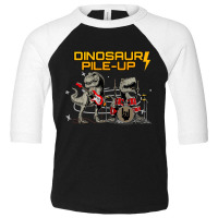 Dinosaur Pile-up, Dinosaur Pile Up, Dinosaur Music, Dinosaur Pile Up V Toddler 3/4 Sleeve Tee | Artistshot