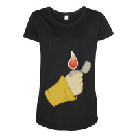 Light Up The Dark Maternity Scoop Neck T-shirt | Artistshot