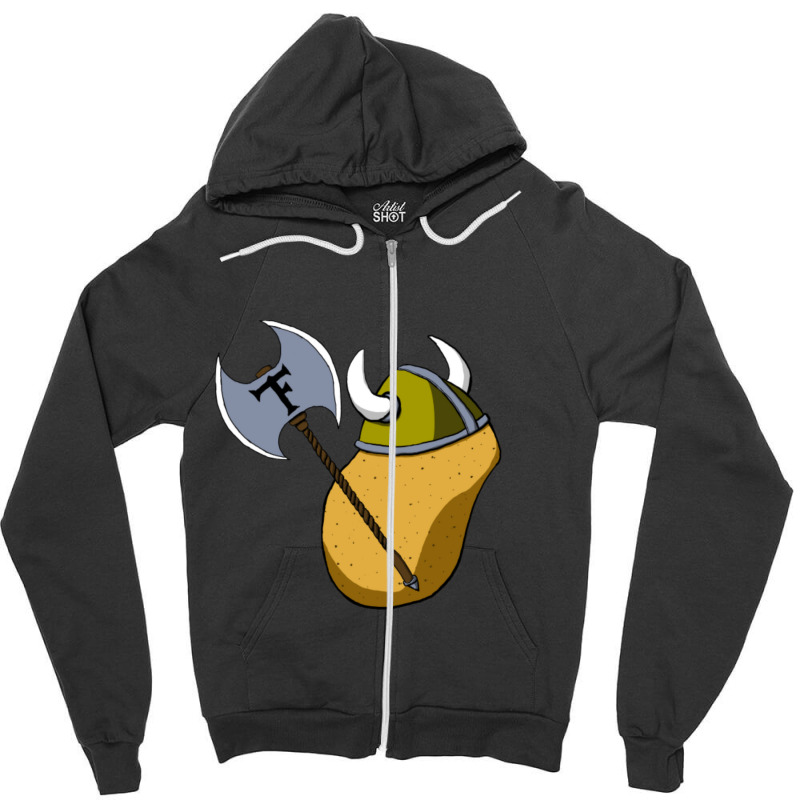 Viking Tater Zipper Hoodie | Artistshot