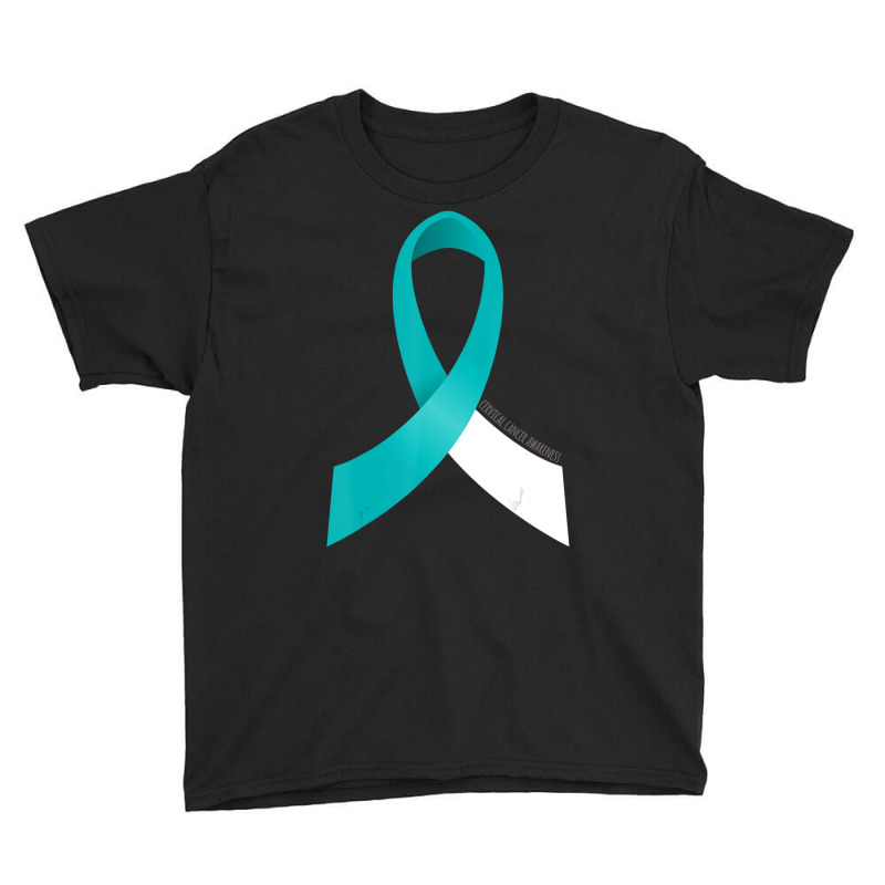 Cervical Cancer Awareness Ribbon Youth Tee | Artistshot