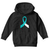 Cervical Cancer Awareness Ribbon Youth Hoodie | Artistshot