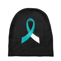 Cervical Cancer Awareness Ribbon Baby Beanies | Artistshot