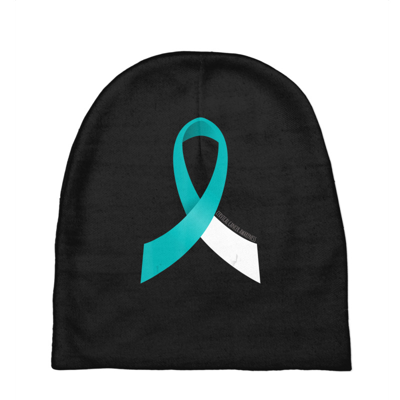 Cervical Cancer Awareness Ribbon Baby Beanies | Artistshot