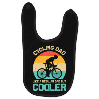 Cycling Dad Like A Regular Dad But Cooler Cyclist Baby Bibs | Artistshot