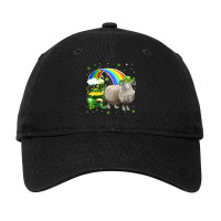 Sheep Cute Sheep Irish Shamrock St Patricks Day  Farmer Adjustable Cap | Artistshot