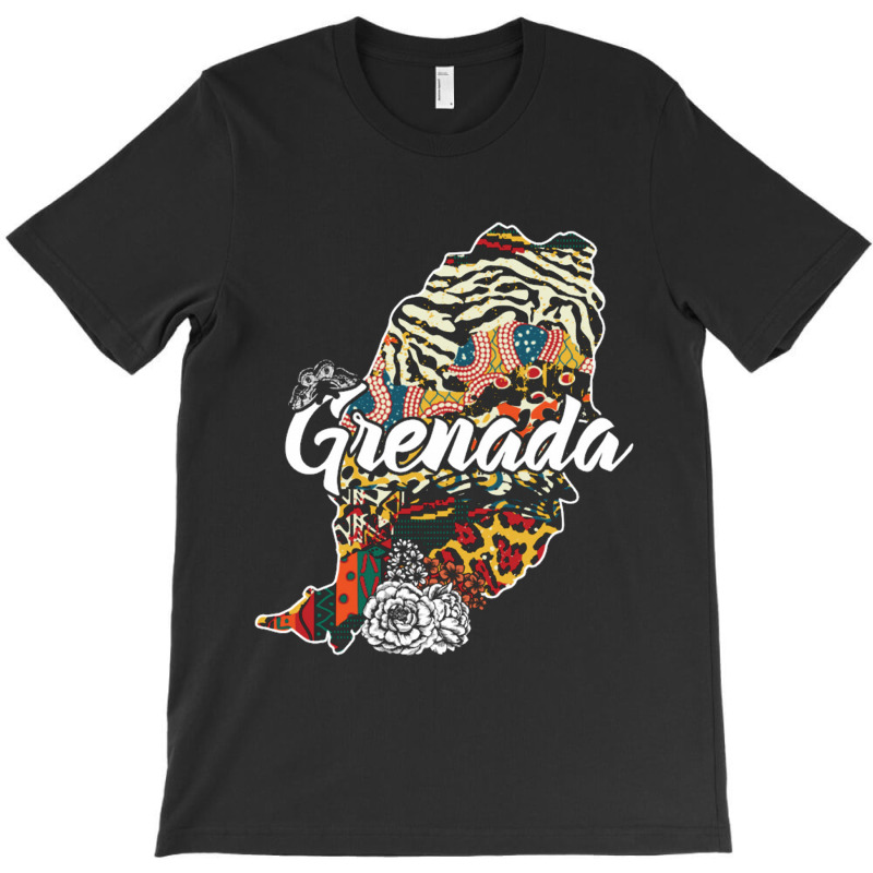 Grenada Map For Dark T-shirt | Artistshot