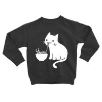 Cute Cat Ramen Toddler Sweatshirt | Artistshot