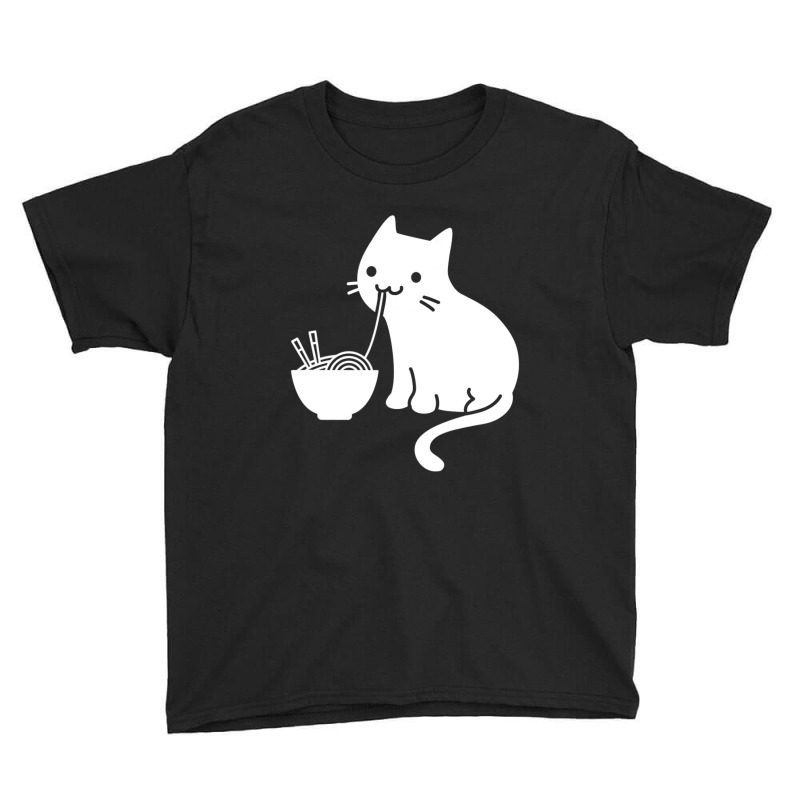 Cute Cat Ramen Youth Tee by cm-arts | Artistshot