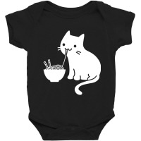 Cute Cat Ramen Baby Bodysuit | Artistshot