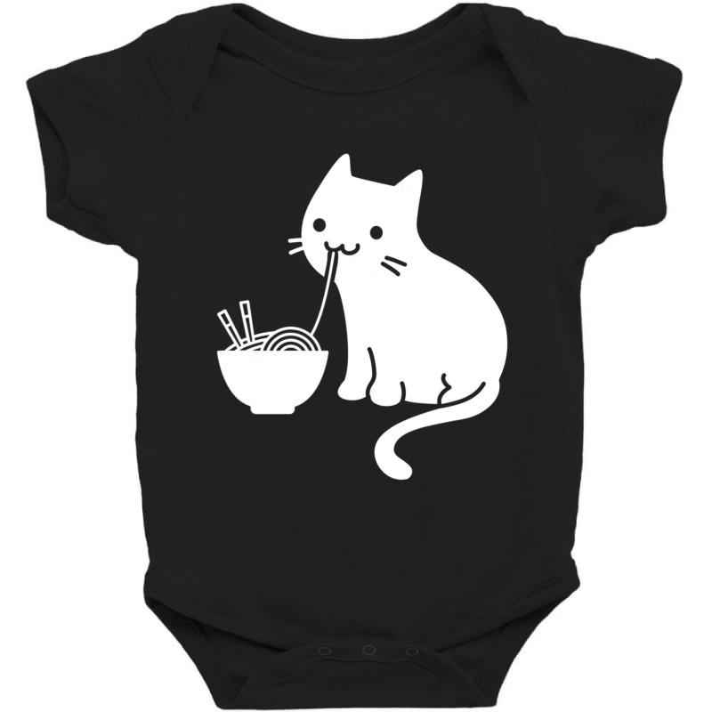 Cute Cat Ramen Baby Bodysuit by cm-arts | Artistshot