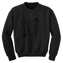 santas little helper Youth Sweatshirt | Artistshot