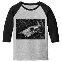 Dead Cow Bnw Skull, Dead Cow Skull, Cow Bnw Skull, Cow Bnw Vintage, Sa Youth 3/4 Sleeve | Artistshot