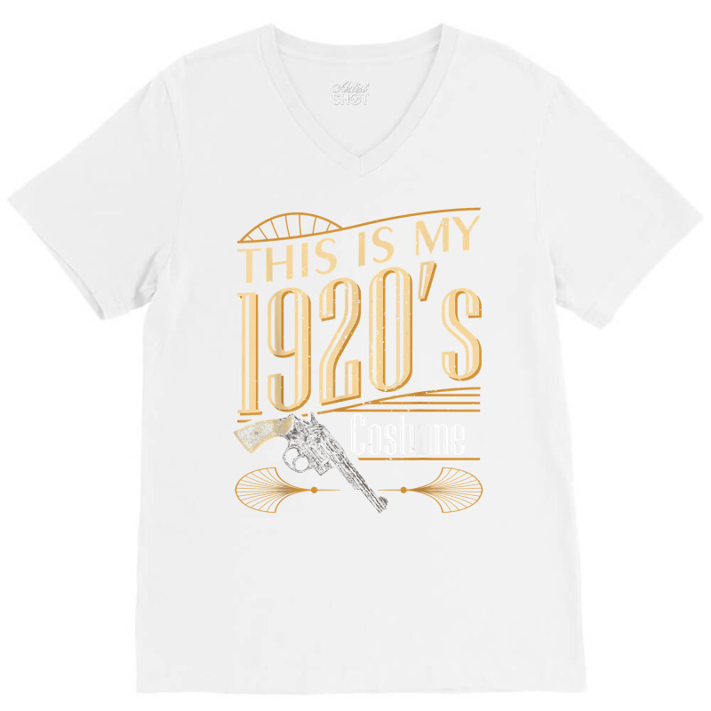 My 1920s Gangster Costume Party Gang Mobsters Strong Thug T Shirt V-neck Tee | Artistshot