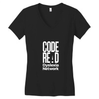 Code Read Dyslexia Network Women's V-neck T-shirt | Artistshot