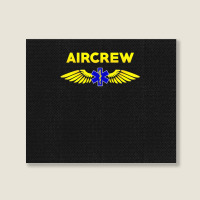 Aircrew Ems Emt Emergency Medical Service Flight Crew Landscape Canvas Print | Artistshot