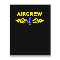 Aircrew Ems Emt Emergency Medical Service Flight Crew Metal Print Vertical | Artistshot