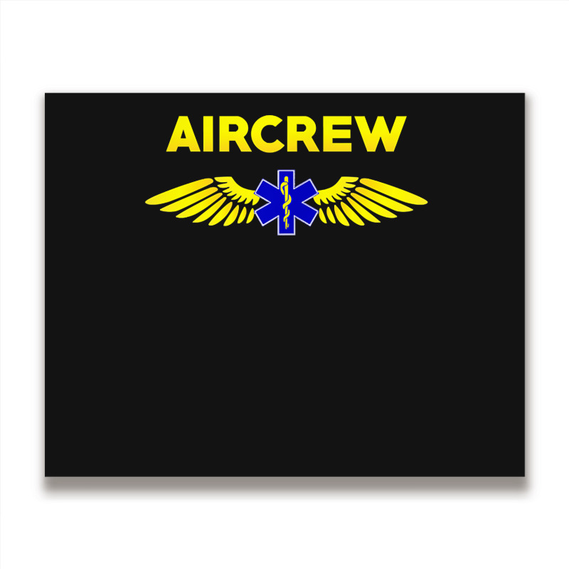 Aircrew Ems Emt Emergency Medical Service Flight Crew Metal Print Horizontal | Artistshot