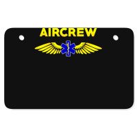 Aircrew Ems Emt Emergency Medical Service Flight Crew Atv License Plate | Artistshot