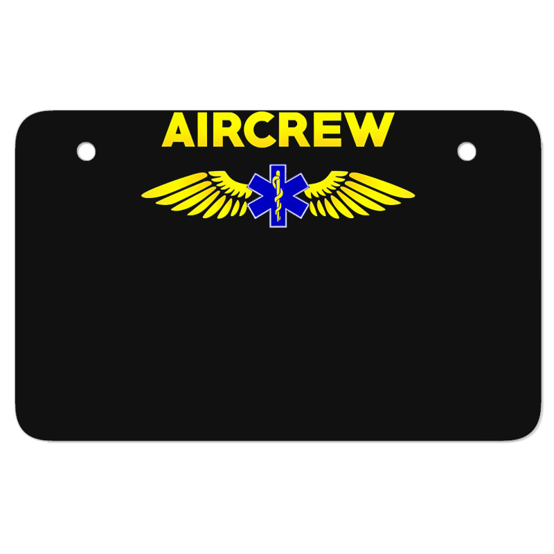 Aircrew Ems Emt Emergency Medical Service Flight Crew Atv License Plate | Artistshot