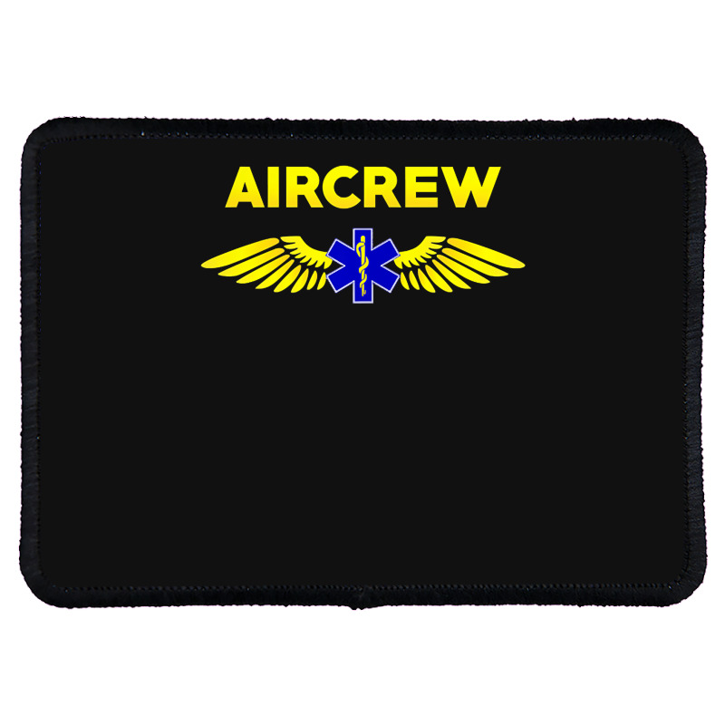 Aircrew Ems Emt Emergency Medical Service Flight Crew Rectangle Patch | Artistshot