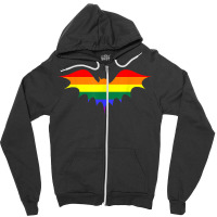 Mens Gay Pride Vampire Sex Slang Halloween Bat Lgbtq Flag Humor T Shir Zipper Hoodie | Artistshot