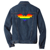 Mens Gay Pride Vampire Sex Slang Halloween Bat Lgbtq Flag Humor T Shir Men Denim Jacket | Artistshot