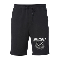 Disciple Crown Of Thorns Jesus Christian Gift Fleece Short | Artistshot