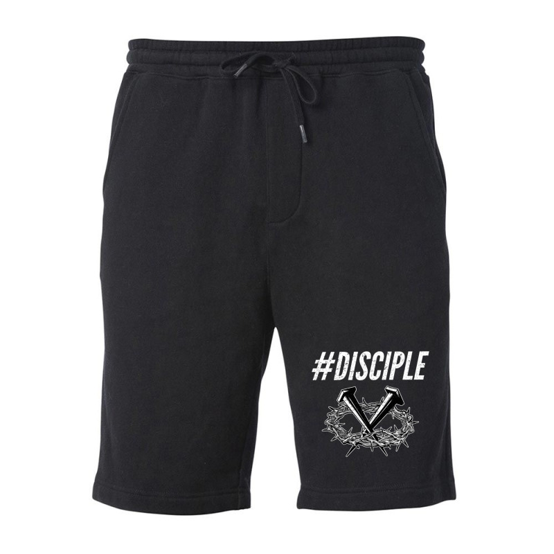 Disciple Crown Of Thorns Jesus Christian Gift Fleece Short by thangdinhsinhelf | Artistshot