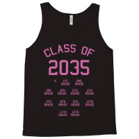 Class Of 2035 Checklist Cool Grow With Me Pre-k Kindergarten Tank Top | Artistshot