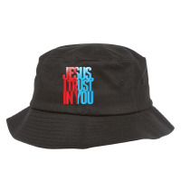 Divine Mercy Jesus I Trust In You Saint Faustina Catholic Bucket Hat | Artistshot