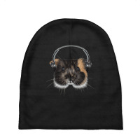 Guinea Pig With Headphones, Guinea Pig With Headphones Art, Guinea Pig Baby Beanies | Artistshot