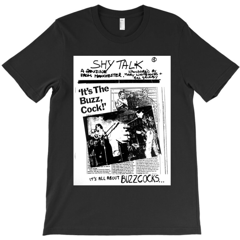 Shytalk 4   Fanzine   Buzzcocks   Manchester   Punk   Brass Tacks '77 T-shirt | Artistshot