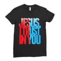 Divine Mercy Prayer Jesus I Trust In You St Faustina Ladies Fitted T-shirt | Artistshot