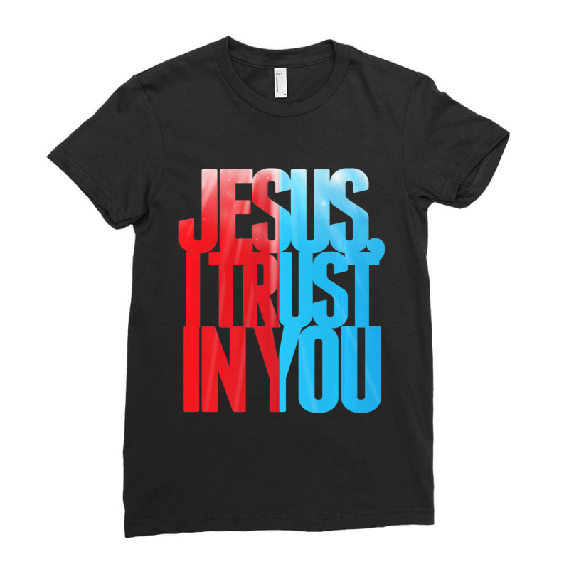 Divine Mercy Prayer Jesus I Trust In You St Faustina Ladies Fitted T-Shirt by thangdinhsinhelf | Artistshot