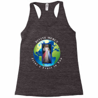 Divine Mercy World Jesus I Trust In You Racerback Tank | Artistshot