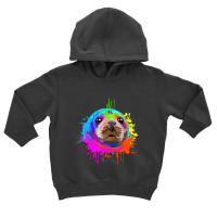 Splash Art Sea Lion Animal Seal Lover Toddler Hoodie | Artistshot